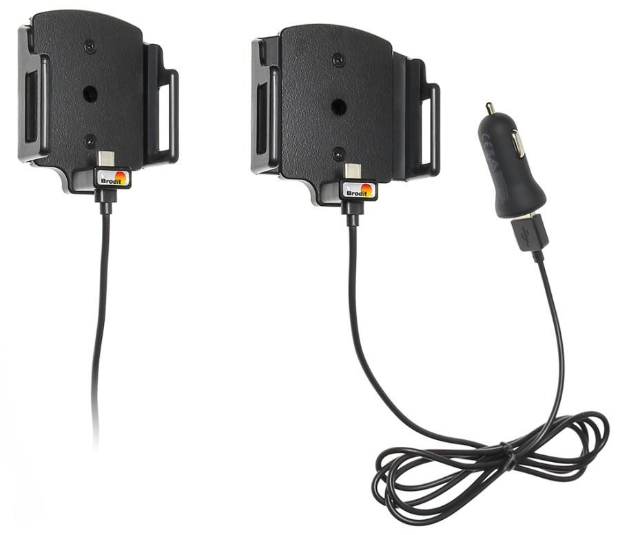 Brodit h/l usb-C verstelb 62-77/12-16mm usb-A sig.