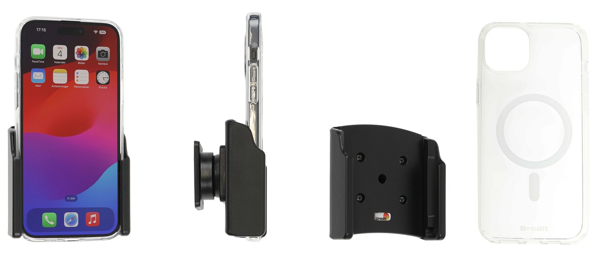 Brodit houder Apple iPhone 15 Plus with Magnetic case
