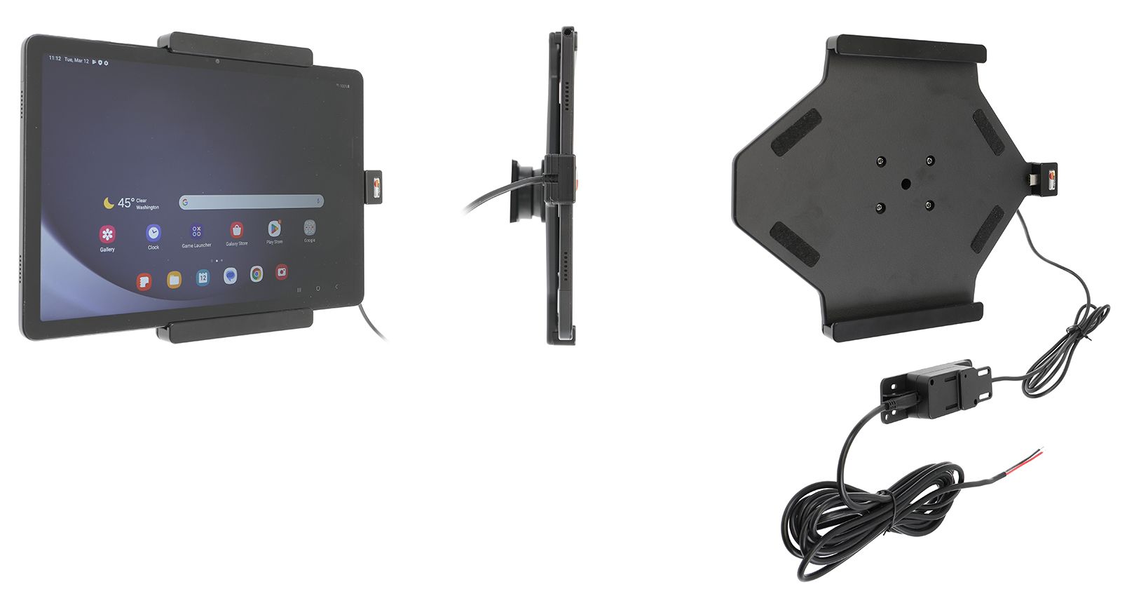 Brodit houder/lader Samsung Tab A9+/A11+ fixed instal.