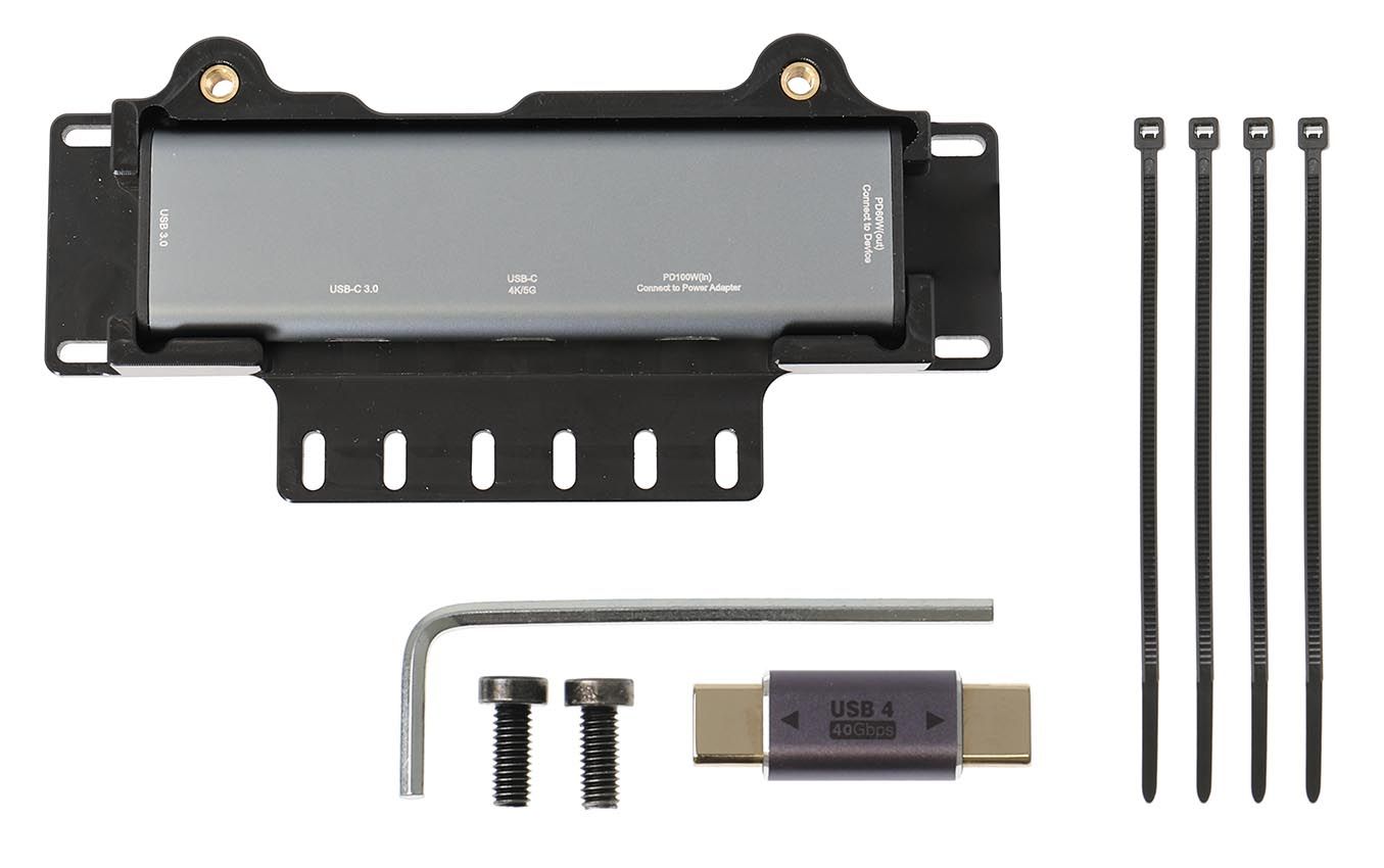 Brodit ModTek 3-Port Expansion Hub 2x usbA 1x usbC - 4K