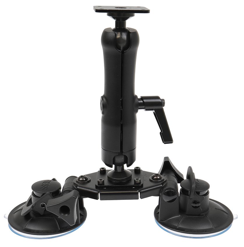 Brodit Dual Suction Cup Mount with 9" Pedestal Mount