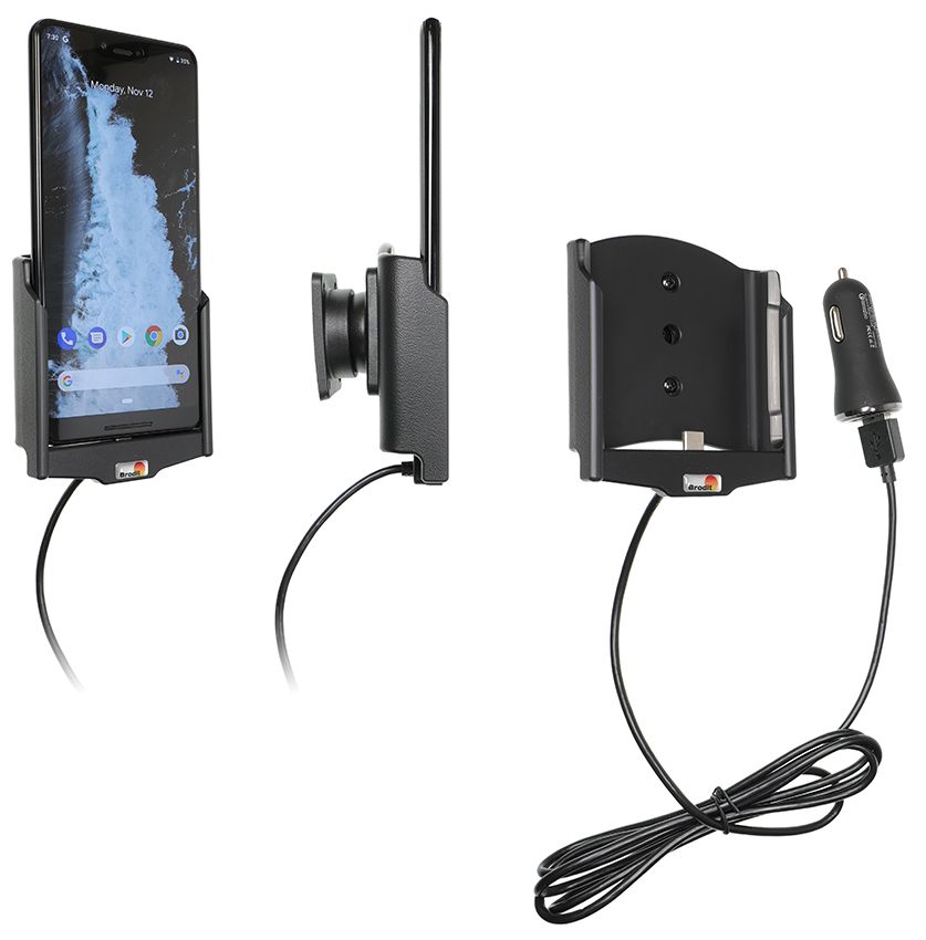 Brodit houder/lader Google Pixel 3 XL USB sig.plug