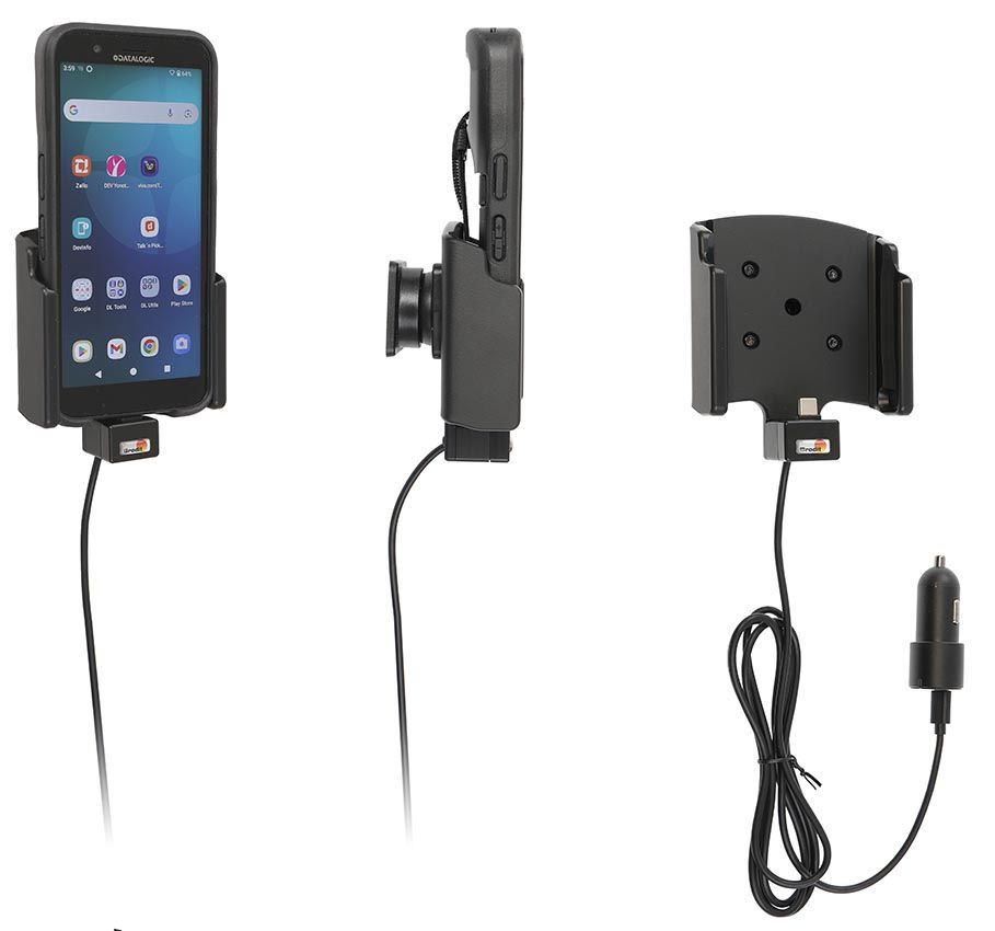 Brodit houder/lader Datalogic Memor 12-17 USB sig.plug-boot