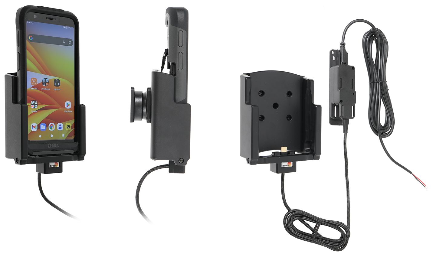 Brodit houder/lader Zebra TC501 USB-C fixed install.-boot