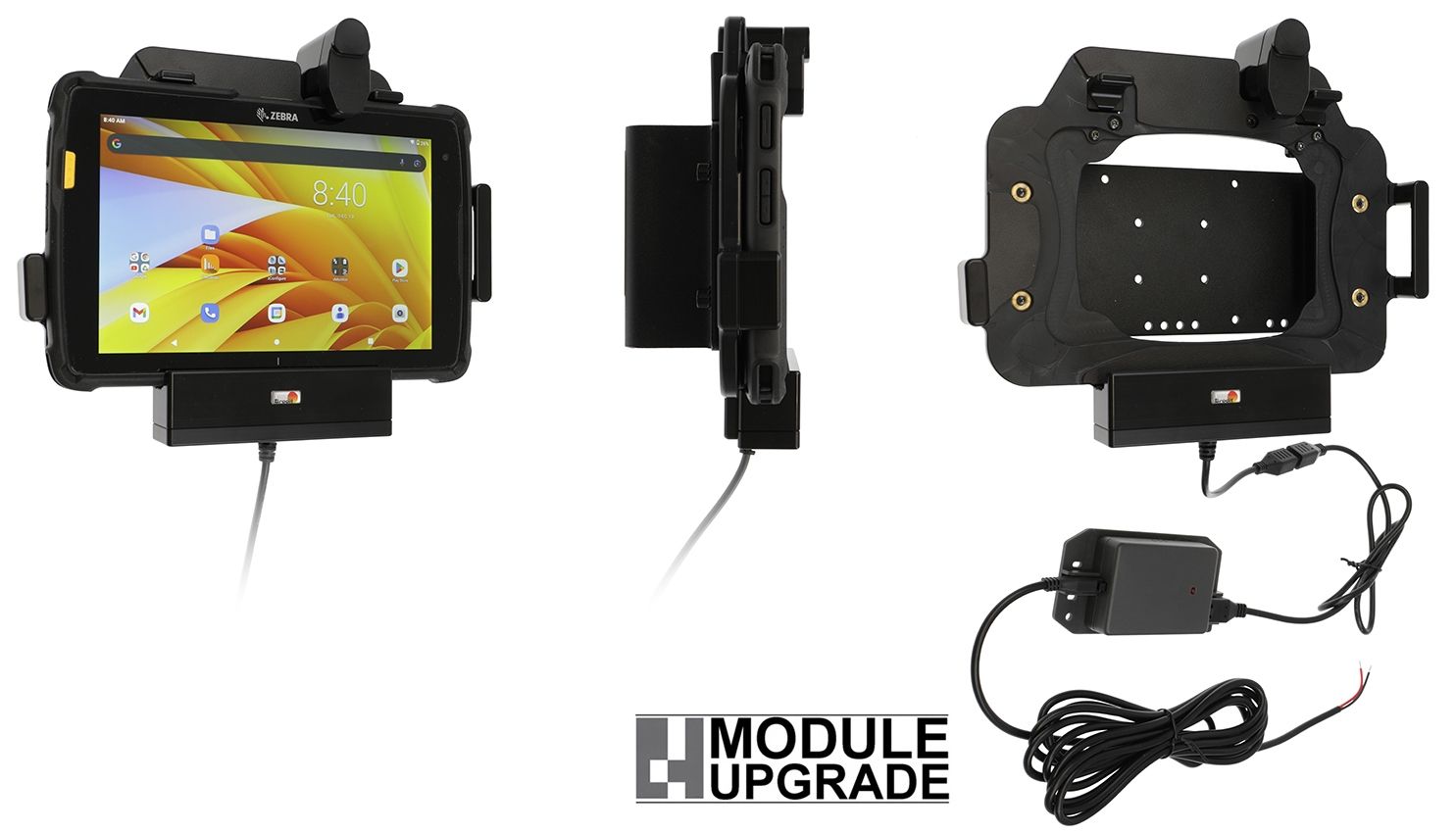 Brodit MUC Zebra ET40/45 8" stud/ fixed/ rugged frame